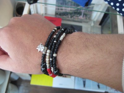 画像3: GLAMB //Indism 2way bracelet☆BLACKxRED