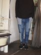 画像1: LSGS//LUXE/R INDIGO SWEAT JOGGER PANTS☆NAVY (1)