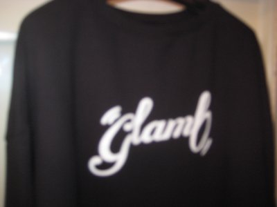 画像3: GLAMB//Boat Neck Logo Sweat☆BLACK