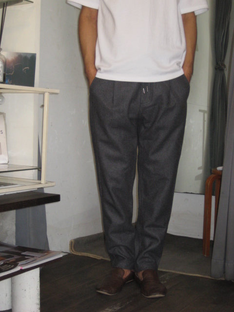 RANCH STANDARD//WOOL HOLIDAY PANTS☆DARKGRAY - GHOST RANCH